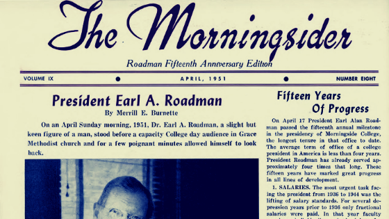 Search the Morningsider Newsletter Collection in Archives